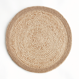 Jute Coil Round Placemat   Set of 8
