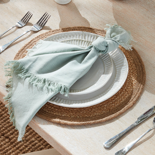 Jute Coil Round Placemat   Set of 8
