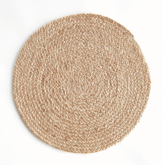 Jute Coil Round Placemat   Set of 8
