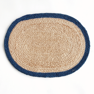Jute Coil Oval Placemat   Set of 8
