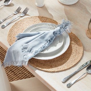 Jute Coil Oval Placemat   Set of 8
