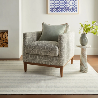 Nexel Striped Farmhouse Rug
