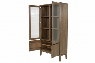 Norah Glass Door Cabinet   39.5"W
