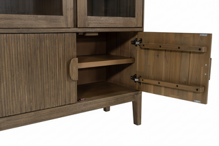 Norah Glass Door Cabinet   39.5"W
