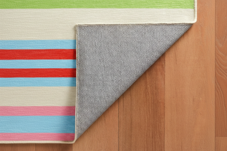 Beach Stripe Multi Machine Washable Rug
