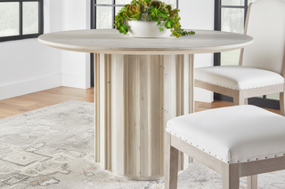 Roma 54" Round Dining Table
