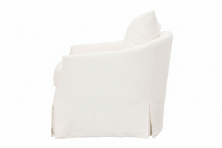 Faye Slipcover Swivel Club Chair
