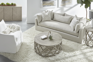 Faye Slipcover Swivel Club Chair
