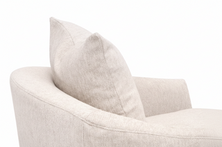 Faye Slipcover Swivel Club Chair
