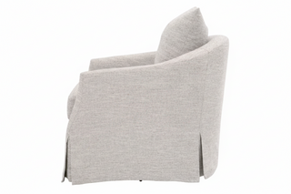 Faye Slipcover Swivel Club Chair
