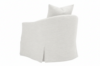 Faye Slipcover Swivel Club Chair
