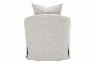 Faye Slipcover Swivel Club Chair

