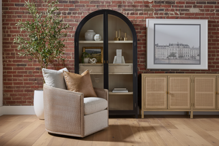 McGuire Swivel Club Chair
