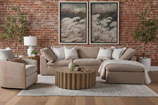 McGuire Swivel Club Chair
