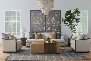 McGuire Swivel Club Chair
