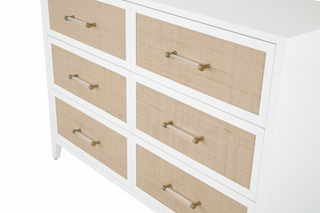 Holland 6 Drawer Double Dresser
