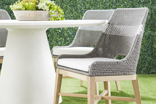 Set of 2   Tapestry Outdoor Dining Chair
