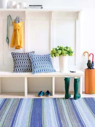 Fiesta Stripe Handwoven Indoor/Outdoor Rug

