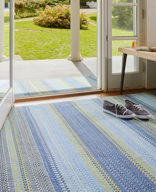 Fiesta Stripe Handwoven Indoor/Outdoor Rug
