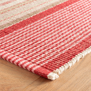 Framboise Handwoven Cotton Rug
