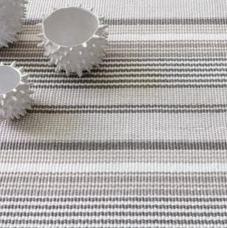 Gradation Ticking Handwoven Indoor/Outdoor Rug
