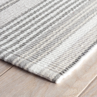 Gradation Ticking Handwoven Indoor/Outdoor Rug

