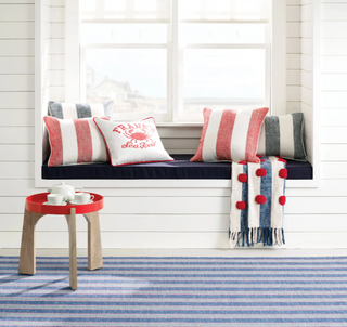 Hillsgrove Stripe Handwoven Cotton Rug

