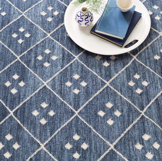 Kota Indigo Handwoven Wool Rug
