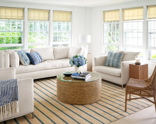 Moana Stripe Handwoven Jute Rug
