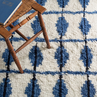Noma Indigo Woven Wool Rug
