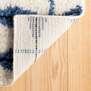 Noma Indigo Woven Wool Rug
