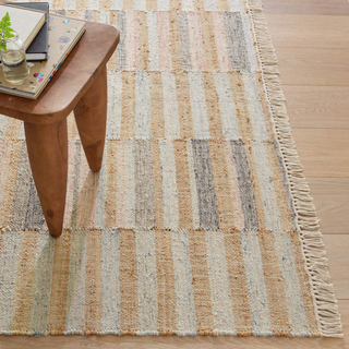 Ravel Stripe Handwoven Wool Rug
