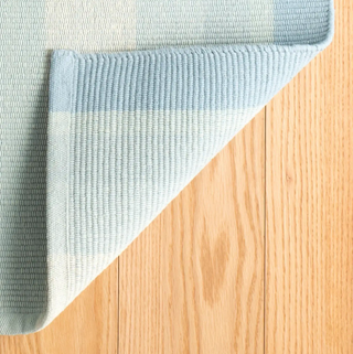 Shore Stripe Handwoven Cotton Rug
