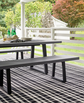 Tattersall Handwoven Indoor/Outdoor Rug
