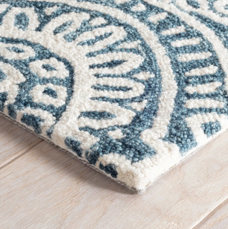 Temple Hand Micro Hooked Wool Rug
