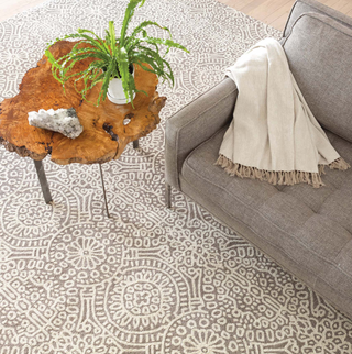 Temple Hand Micro Hooked Wool Rug
