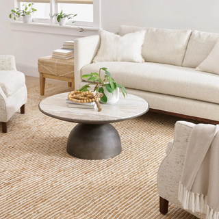 Twiggy Handwoven Wool Jute Rug   Natural
