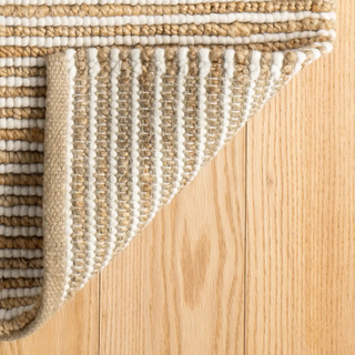 Twiggy Handwoven Wool Jute Rug   Natural
