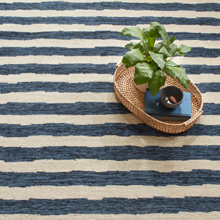 Silas Stripe Hand Micro Hooked Wool Rug
