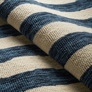 Silas Stripe Hand Micro Hooked Wool Rug
