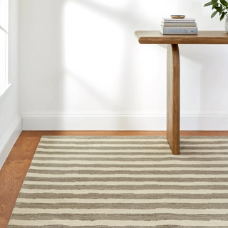 Silas Stripe Hand Micro Hooked Wool Rug

