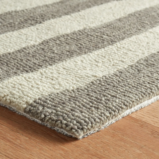 Silas Stripe Hand Micro Hooked Wool Rug
