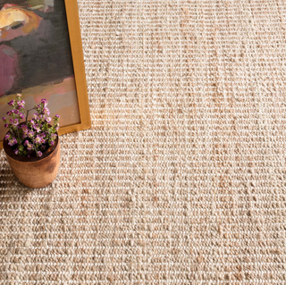 Gridwork Handwoven Jute Rug
