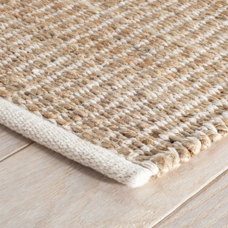 Gridwork Handwoven Jute Rug

