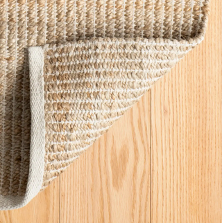 Gridwork Handwoven Jute Rug

