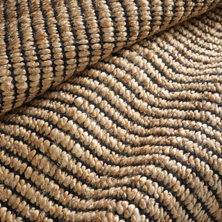 Gridwork Handwoven Jute Rug
