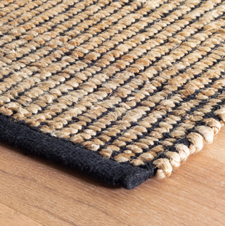 Gridwork Handwoven Jute Rug
