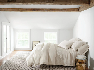 Washed Linen Quilted Sham
