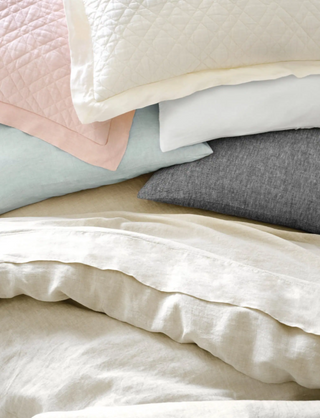 Washed Linen Quilted Sham
