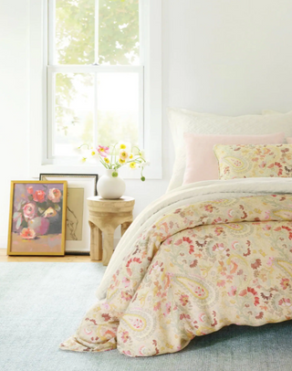 Washed Linen Quilted Sham
